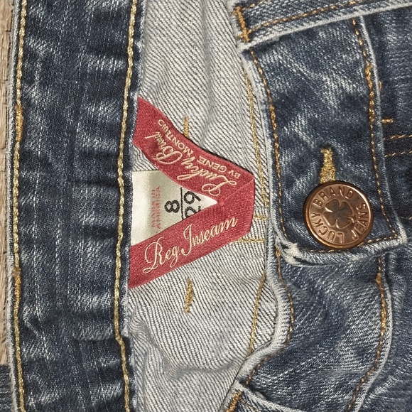 LUCKY midrise crop jeans new condition size 8/29waiste - Picture 2 of 5
